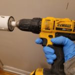 drill used to take asbestos sampling